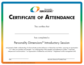 Personality Dimension